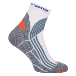 Victor Indoor Explosion Socks White Grey Orange