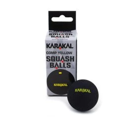 Karakal Single Yellow Dot Squash Balls - X2
