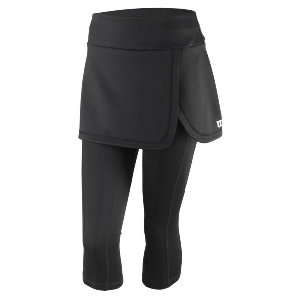 Wilson Women's Capri Skort Black 1 Wilson Women's Capri Skort Black
