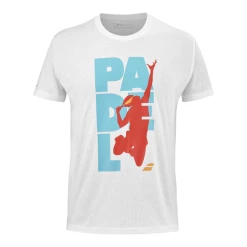 Babolat Men's Padel Cotton Tee White