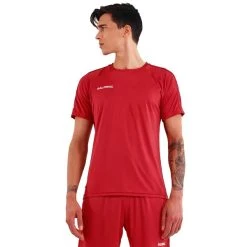 Salming Men's Core 22 Match T-Shirt Team Red -Tecnifibre shop CTSA29267Core22MatchTeeRed P3