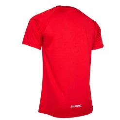 Salming Men's Core 22 Match T-Shirt Team Red -Tecnifibre shop CTSA29267V2MatchTeeRed P2