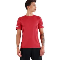Salming Men's Core 22 Training Tee Team Red -Tecnifibre shop CTSA29307Core22TrainingTeeRed P3