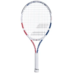 Babolat Drive Junior 24 Tennis Racket White Pink Blue