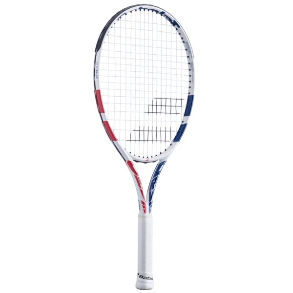 Babolat Drive Junior 24 Tennis Racket White Pink Blue 2 Babolat Drive Junior 24 Tennis Racket White Pink Blue - Image 2