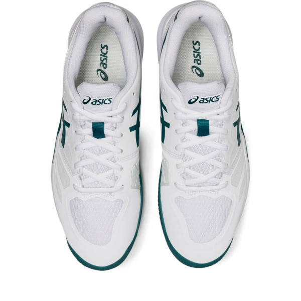 Asics Men's Gel Challenger 13 Clay/Padel/Tennis Shoes White Velvet Pine 3 Asics Men's Gel Challenger 13 Clay/Padel/Tennis Shoes White Velvet Pine - Image 3