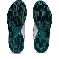 Asics Men's Gel Challenger 13 Clay/Padel/Tennis Shoes White Velvet Pine 11 Asics Men's Gel Challenger 13 Clay/Padel/Tennis Shoes White Velvet Pine -Tecnifibre shop SMAC28709Challener13WhitePine P6