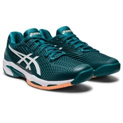 Asics Men's Gel Solution Speed FF 2 Tennis Shoes Velvet Pine White 9 Asics Men's Gel Solution Speed FF 2 Tennis Shoes Velvet Pine White -Tecnifibre shop SMAC28742SolutionSpeedFFVelvetPine P4