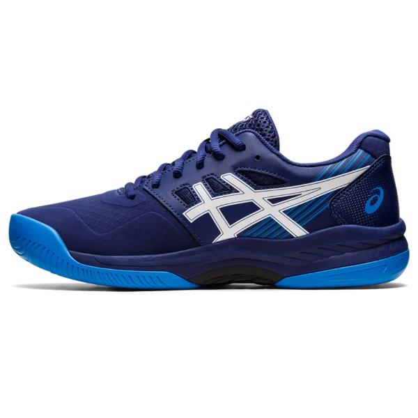 Asics Men's Gel Game 8 Tennis Shoes Dive Blue White 2 Asics Men's Gel Game 8 Tennis Shoes Dive Blue White - Image 2
