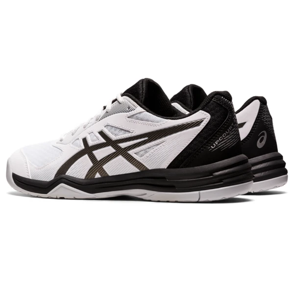 Asics Men's Upcourt 5 Indoor Court Shoe White Gunmetal 5 Asics Men's Upcourt 5 Indoor Court Shoe White Gunmetal - Image 5