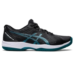 Asics Men's Solution Swift FF Tennis Shoe Black Misty Pine