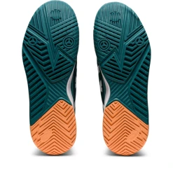 Asics Gel Resolution 8 Men's Tennis Shoes Velvet Pine White -Tecnifibre shop SMAC29039Resolution8VelvetPine P6