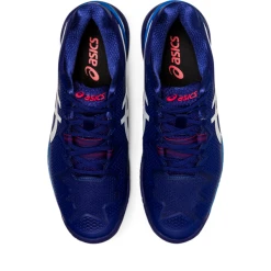 Asics Gel Resolution 8 Men's Tennis Shoes Dive Blue White -Tecnifibre shop SMAC29188Res8DiveBlue P3