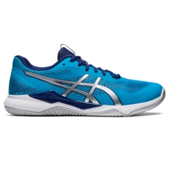 Asics Men's Gel Tactic Indoor Shoes Island Blue Pure Silver