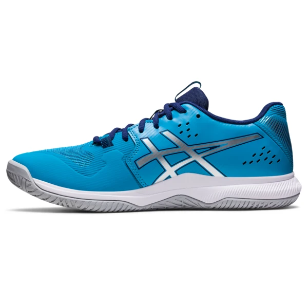 Asics Men's Gel Tactic Indoor Shoes Island Blue Pure Silver 2 Asics Men's Gel Tactic Indoor Shoes Island Blue Pure Silver - Image 2