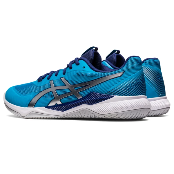 Asics Men's Gel Tactic Indoor Shoes Island Blue Pure Silver 5 Asics Men's Gel Tactic Indoor Shoes Island Blue Pure Silver - Image 5
