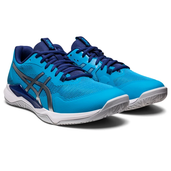 Asics Men's Gel Tactic Indoor Shoes Island Blue Pure Silver 6 Asics Men's Gel Tactic Indoor Shoes Island Blue Pure Silver - Image 6