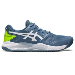 Asics Men's Gel Challenger 13 Tennis Shoes Steel Blue White