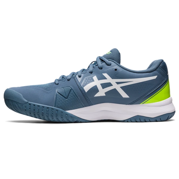 Asics Men's Gel Challenger 13 Tennis Shoes Steel Blue White 2 Asics Men's Gel Challenger 13 Tennis Shoes Steel Blue White - Image 2