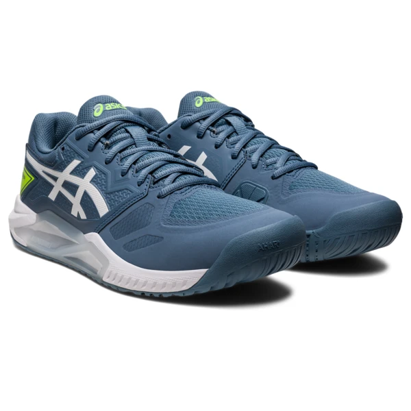 Asics Men's Gel Challenger 13 Tennis Shoes Steel Blue White 6 Asics Men's Gel Challenger 13 Tennis Shoes Steel Blue White - Image 6