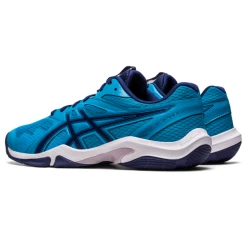 Asics Men's Gel Blade 8 Indoor Court Island Blue Indigo -Tecnifibre shop SMAC30236Blade8IslandBlue P5
