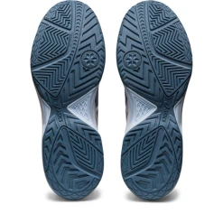 Asics Men's Gel Dedicate 7 Tennis Shoes Steel Blue White -Tecnifibre shop SMAC30550Dedicate7SteelBlue P4