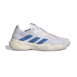 Adidas Men's Barricade Tennis Shoes Cloud White Pulse Blue