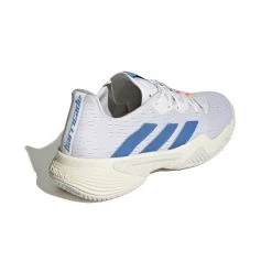 Adidas Men's Barricade Tennis Shoes Cloud White Pulse Blue -Tecnifibre shop SMAD27992BarricadeWhiteBlue P4