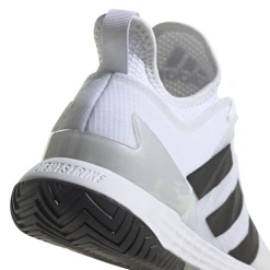 Adidas Adizero Ubersonic 4.0 Men's Tennis Shoe Cloud White Core Black -Tecnifibre shop SMAD28001UbersonicWhiteBlack P6