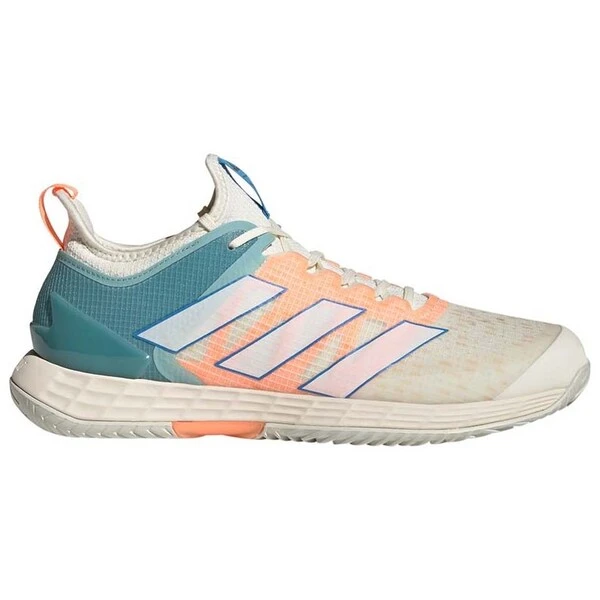 Adidas Adizero Ubersonic 4.0 Men's Tennis Shoe Off White Orange 1 Adidas Adizero Ubersonic 4.0 Men's Tennis Shoe Off White Orange
