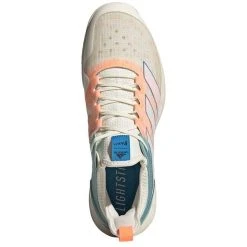 Adidas Adizero Ubersonic 4.0 Men's Tennis Shoe Off White Orange 9 Adidas Adizero Ubersonic 4.0 Men's Tennis Shoe Off White Orange -Tecnifibre shop SMAD28209Ubersonic4OffWhite P5