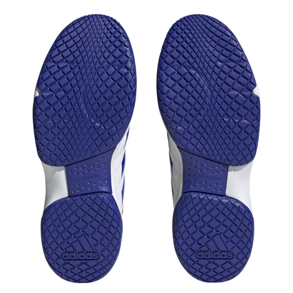 Adidas Ligra 7 Mens Indoor Court Shoes White Cloud Lucid Blue 2 Adidas Ligra 7 Mens Indoor Court Shoes White Cloud Lucid Blue - Image 2