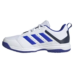 Adidas Ligra 7 Mens Indoor Court Shoes White Cloud Lucid Blue 8 Adidas Ligra 7 Mens Indoor Court Shoes White Cloud Lucid Blue -Tecnifibre shop SMAD29901Ligra7WhiteBlue P3