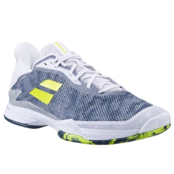 Babolat Men's Jet Tere Tennis Shoes White Dark Blue 8 Babolat Men's Jet Tere Tennis Shoes White Dark Blue -Tecnifibre shop SMBA25931JetTereWhiteDarkBlue P4