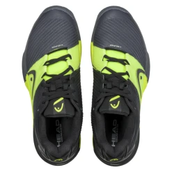 Head Men's Revolt Pro 4.0 Tennis Shoes Black Yellow -Tecnifibre shop SMHE26975RevoltPro4BlackYellow P5