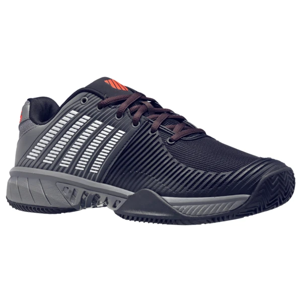 K-Swiss Men's Express Light 2 HB Tennis Shoe Jet Black Steel Grey 2 K-Swiss Men's Express Light 2 HB Tennis Shoe Jet Black Steel Grey - Image 2