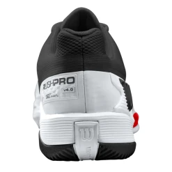 Wilson Men's Rush Pro 4.0 Tennis Shoes Black White Poppy Red 10 Wilson Men's Rush Pro 4.0 Tennis Shoes Black White Poppy Red -Tecnifibre shop SMWI27851RushPro4BlackWhite P5