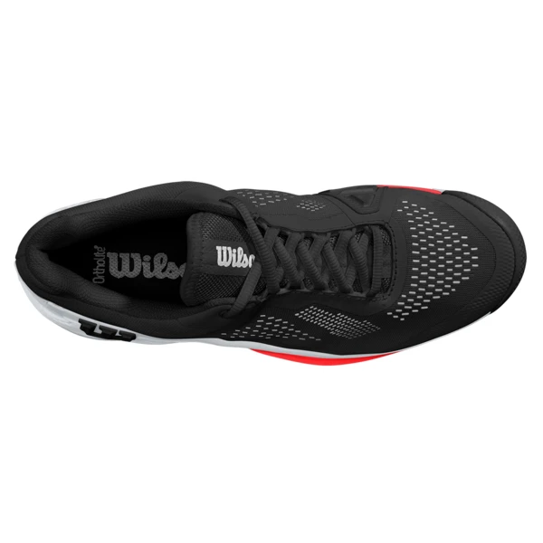 Wilson Men's Rush Pro 4.0 Tennis Shoes Black White Poppy Red 6 Wilson Men's Rush Pro 4.0 Tennis Shoes Black White Poppy Red - Image 6
