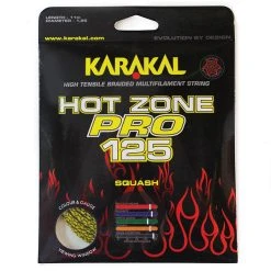 Karakal Hot Zone Pro 125 Squash String Set -Tecnifibre shop SSKA26236 YWHotZoneProYellow P3