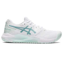 Asics Women's Gel Challenger 13 Tennis Shoes White Smoke Blue