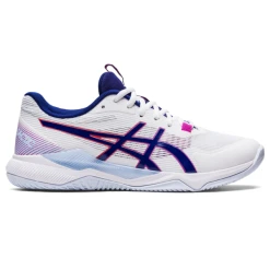 Asics Women's Gel Tactic Indoor Shoes White Dive Blue