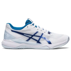 Asics Women's Gel Tactic Indoor Shoes White Indigo Blue
