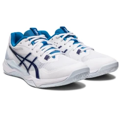 Asics Women's Gel Tactic Indoor Shoes White Indigo Blue -Tecnifibre shop SWAC30024WTacticWhiteIndigo P6