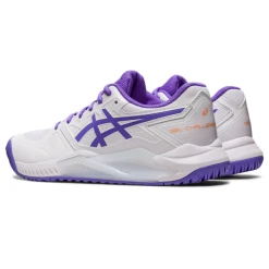 Asics Women's Gel Challenger 13 Tennis Shoes White Amethyst -Tecnifibre shop SWAC30157WChallenger13WhiteAmesthyst P5