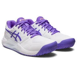 Asics Women's Gel Challenger 13 Tennis Shoes White Amethyst -Tecnifibre shop SWAC30157WChallenger13WhiteAmesthyst P6
