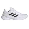 Adidas Women's Novaflight Indoor Court Shoes White Silver Metallic