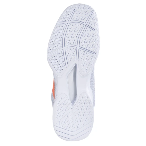 Babolat Women's Jet Tere Tennis Shoes White Living Coral 3 Babolat Women's Jet Tere Tennis Shoes White Living Coral - Image 3