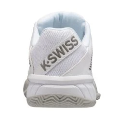 K-Swiss Women's Express Light 2 HB Tennis Shoe White Gull Grey -Tecnifibre shop SWKS26100ExpressLight2WhiteGullGrey P4