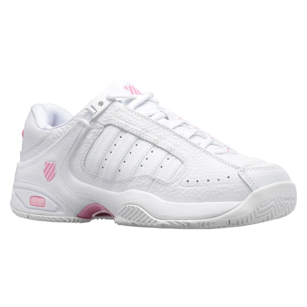 K-Swiss Women's Defier RS Tennis Shoes White Sachet Pink 2 K-Swiss Women's Defier RS Tennis Shoes White Sachet Pink - Image 2