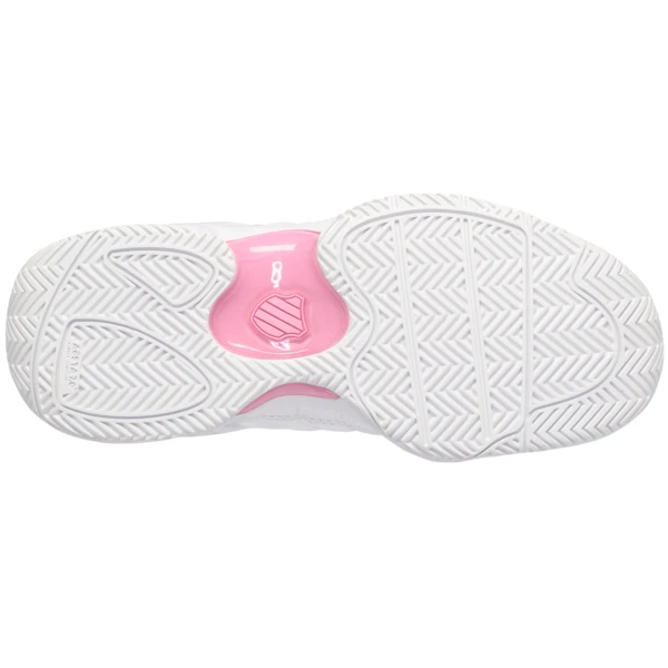 K-Swiss Women's Defier RS Tennis Shoes White Sachet Pink 6 K-Swiss Women's Defier RS Tennis Shoes White Sachet Pink - Image 6